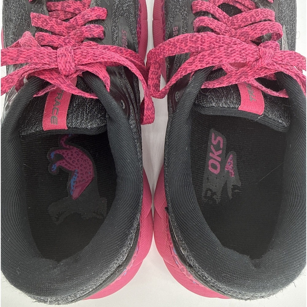 Brooks Trace 2 Running Shoes Women's 6.5 B Black Pink - Picture 9 of 13